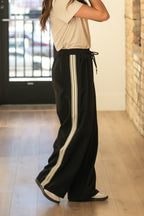 Nina Wide Leg Track Pants - Che Cose Belle