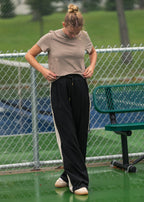 Nina Wide Leg Track Pants - Che Cose Belle