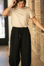 Nina Wide Leg Track Pants - Che Cose Belle