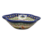 Polish Pottery Ruffled Bowl - Polish Pottery - Gingerbread Delight