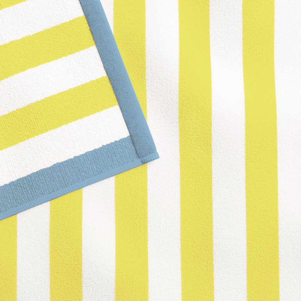 Oversized Striped Border Cabana Beach Towel - Santa Cruz