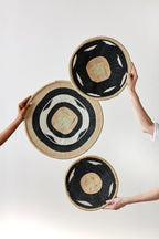 Nolyia Black Flat Basket - Che Cose Belle
