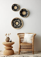 Nolyia Black Flat Basket - Che Cose Belle