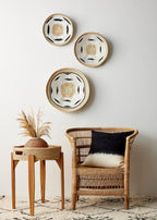 Nolyia White Flat Basket - Che Cose Belle