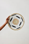 Nolyia White Flat Basket - Che Cose Belle