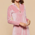 Nora Half-Zip Dress - Berry Mauve - Che Cose Belle