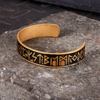Nordic Rune Stainless Steel Viking Cuff Bracelet - Che Cose Belle