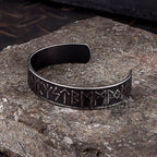 Nordic Rune Stainless Steel Viking Cuff Bracelet - Che Cose Belle