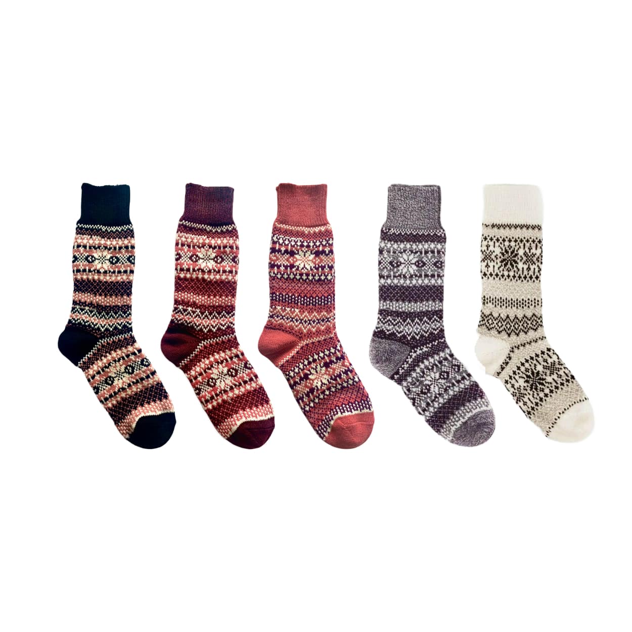 Nordic Socks Soft COZY™ Warm (5 Pairs Old Rosa) - Unisex - Che Cose Belle