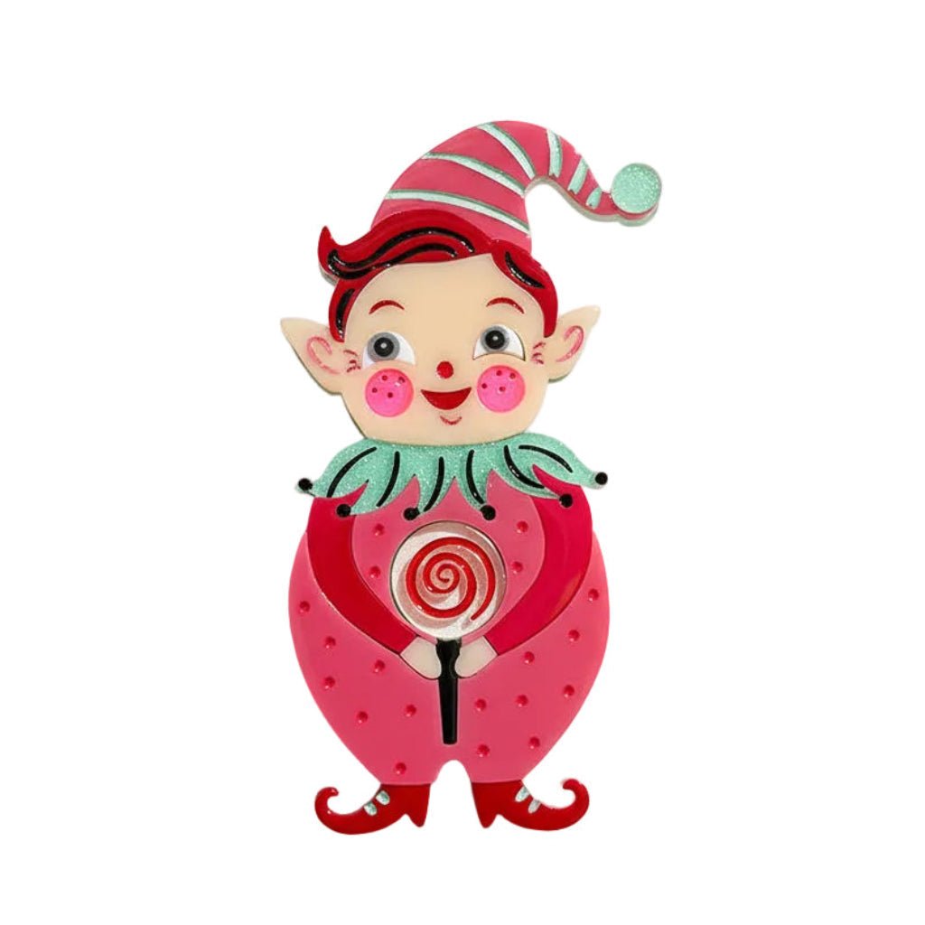 North Pole Apprentice Brooch by Johanna Parker x Lipstick & Chrome - Che Cose Belle