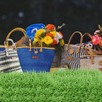 Nourishment Handmade Sisal Straw Basket Tote. - Che Cose Belle