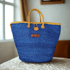 Nourishment Handmade Sisal Straw Basket Tote. - Che Cose Belle