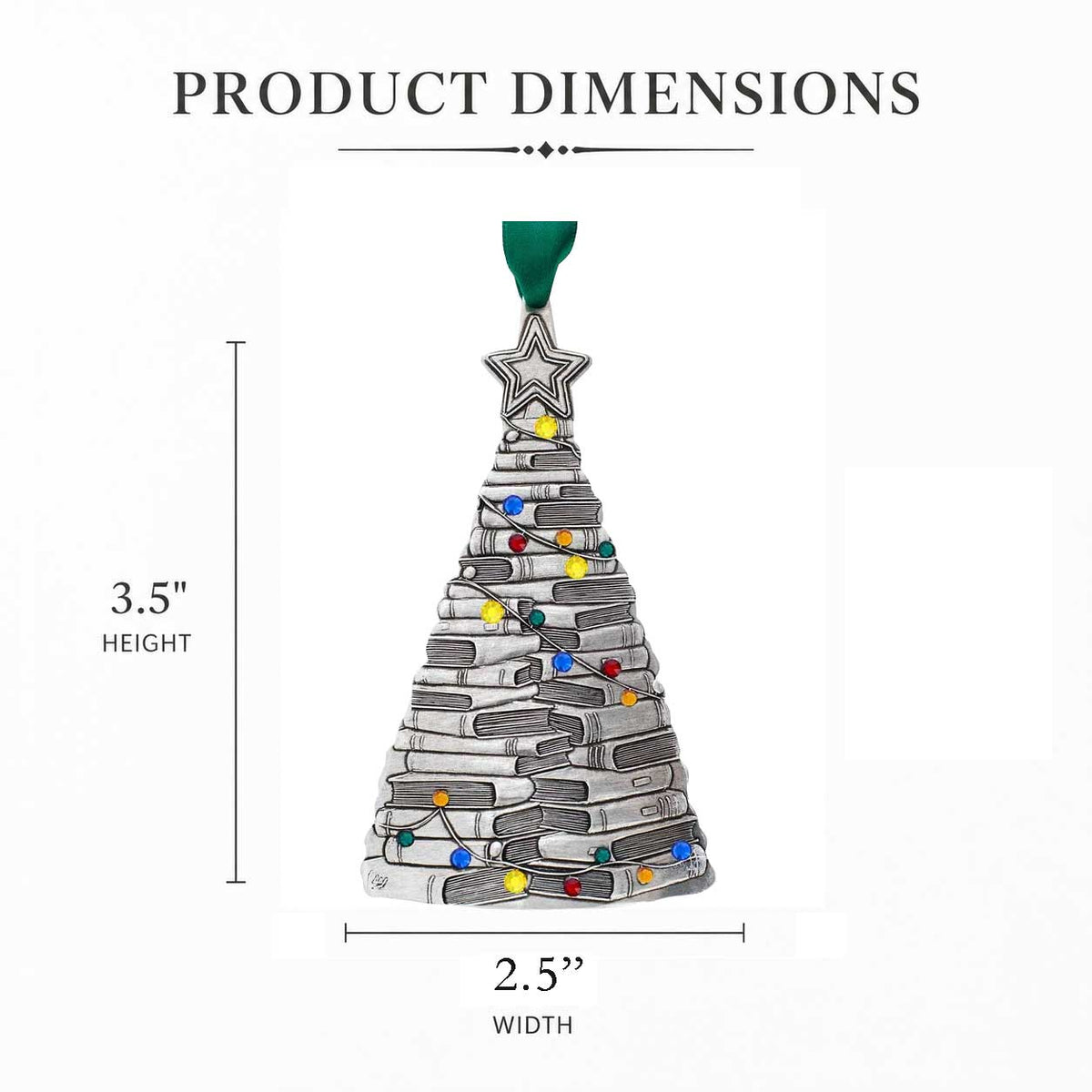Novel-Tree Ornament with Crystals - Che Cose Belle