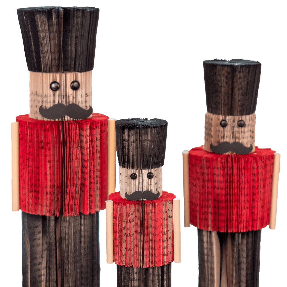 Nutcrackers-Christmas Book Decor - Che Cose Belle