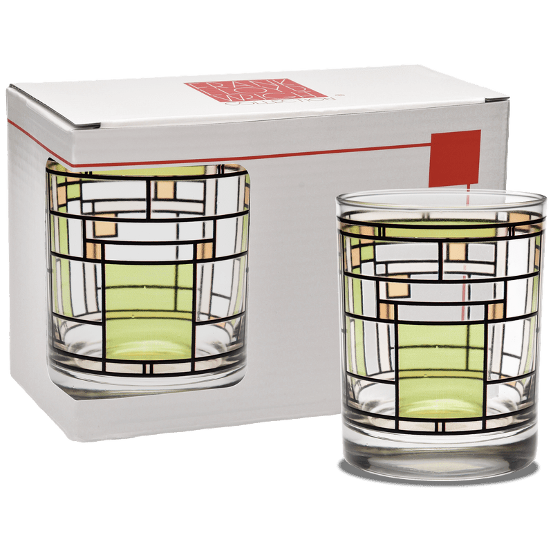 Oak Park Green DOF Glasses - Set of 2 - Che Cose Belle