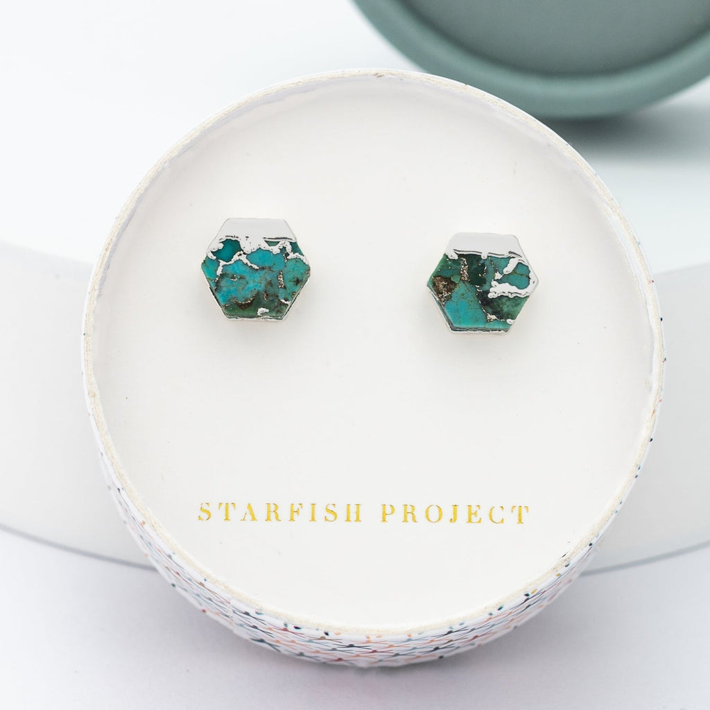 Oasis Studs in Silver - Che Cose Belle