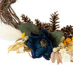 Oblong Large Floral Wreath | 25" x 15" | KJ Made - Che Cose Belle