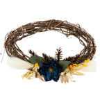 Oblong Large Floral Wreath | 25" x 15" | KJ Made - Che Cose Belle