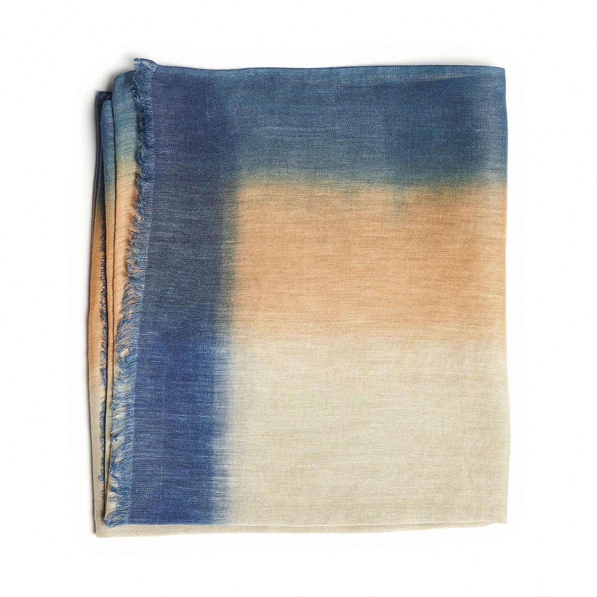 Oceana Beige Soft Linen Silk Handloom Scarf - Che Cose Belle