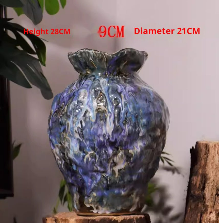 Oil Painting Style Ceramic Vase — Artistic Home Decor, 3 Styles - Che Cose Belle