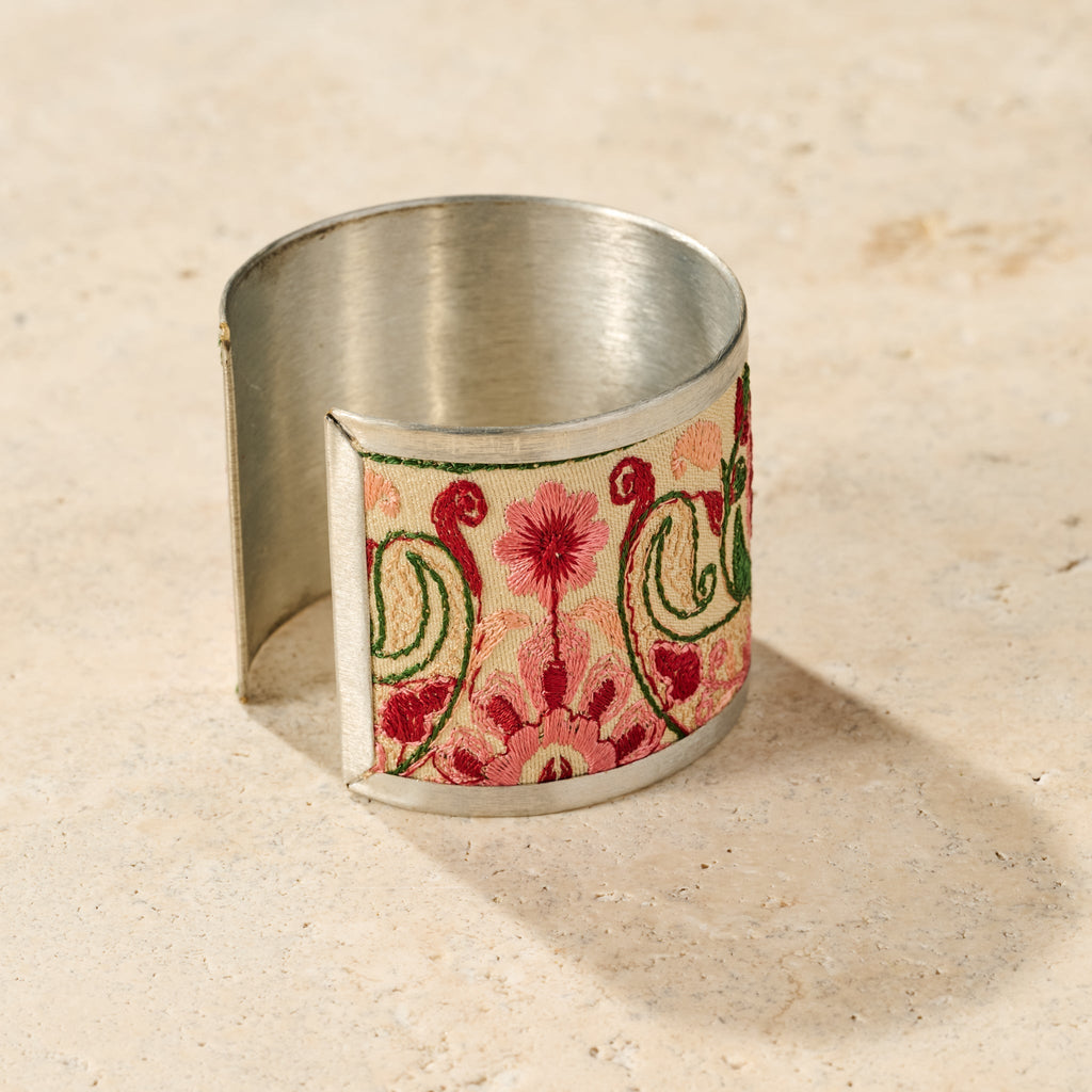 Ojasvi Silk Embroidered Cuff - Che Cose Belle