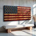 Old Glory American Flag Wall Art - Che Cose Belle