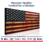 Old Glory American Flag Wall Art - Che Cose Belle
