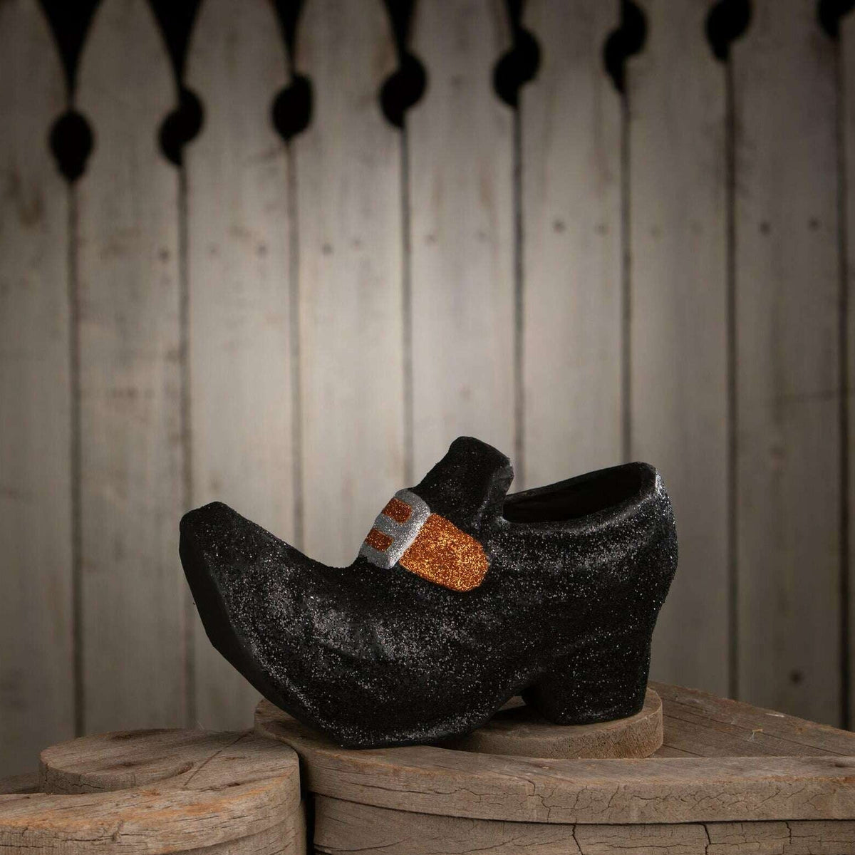 Old Witch's Shoe Paper Mache | Vintage-Inspired Halloween Decor | Bethany Lowe - Che Cose Belle