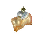 Old World Christmas Flying Pig Glass Blown Ornament - Che Cose Belle