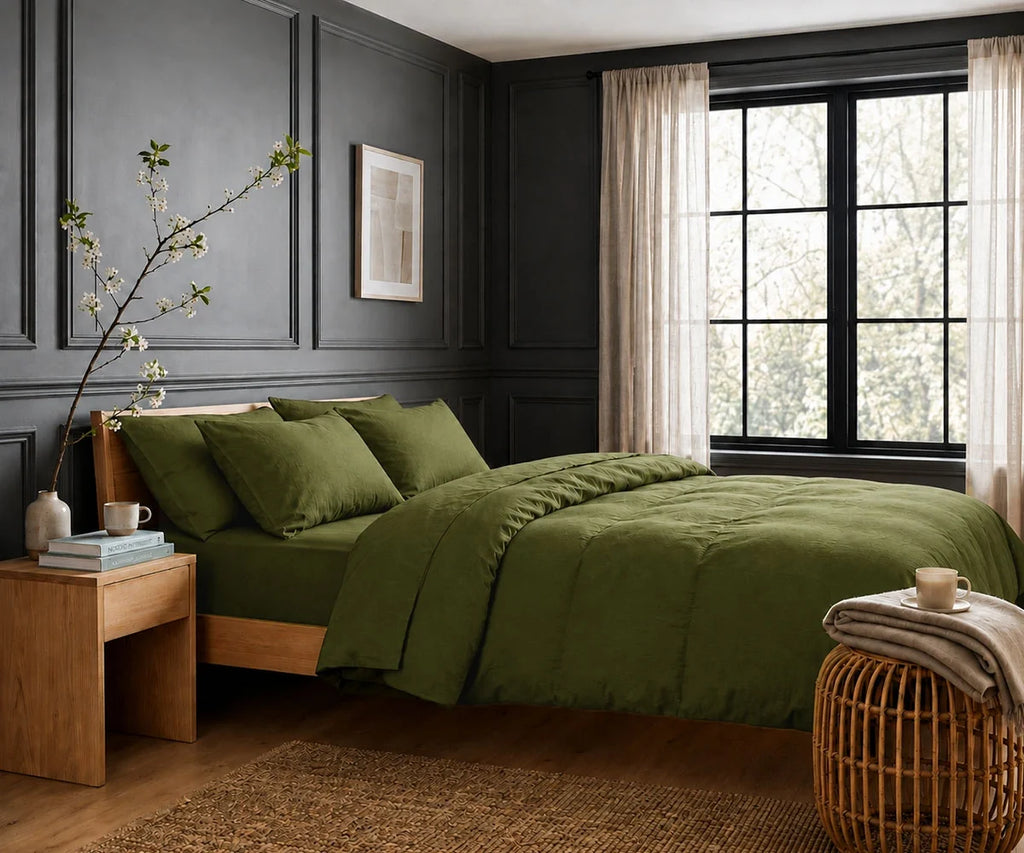 European Linen Duvet Cover Set