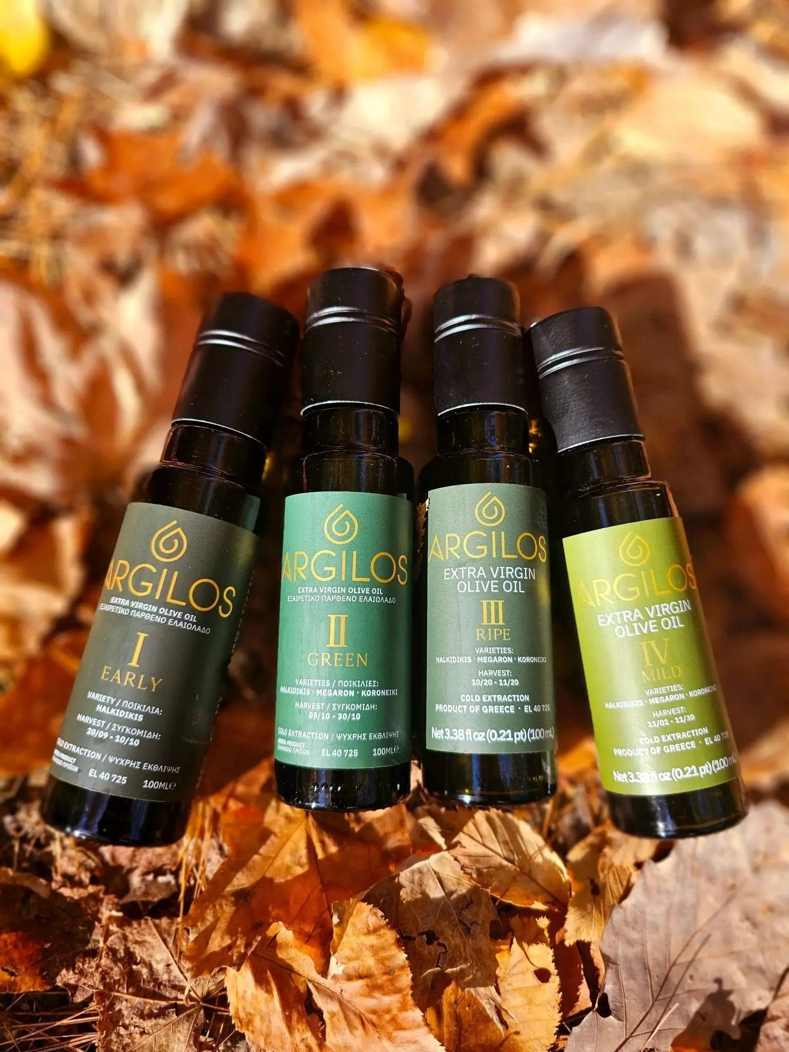 ARGILOS Greek Extra Virgin Olive Oil Tasting Bundle