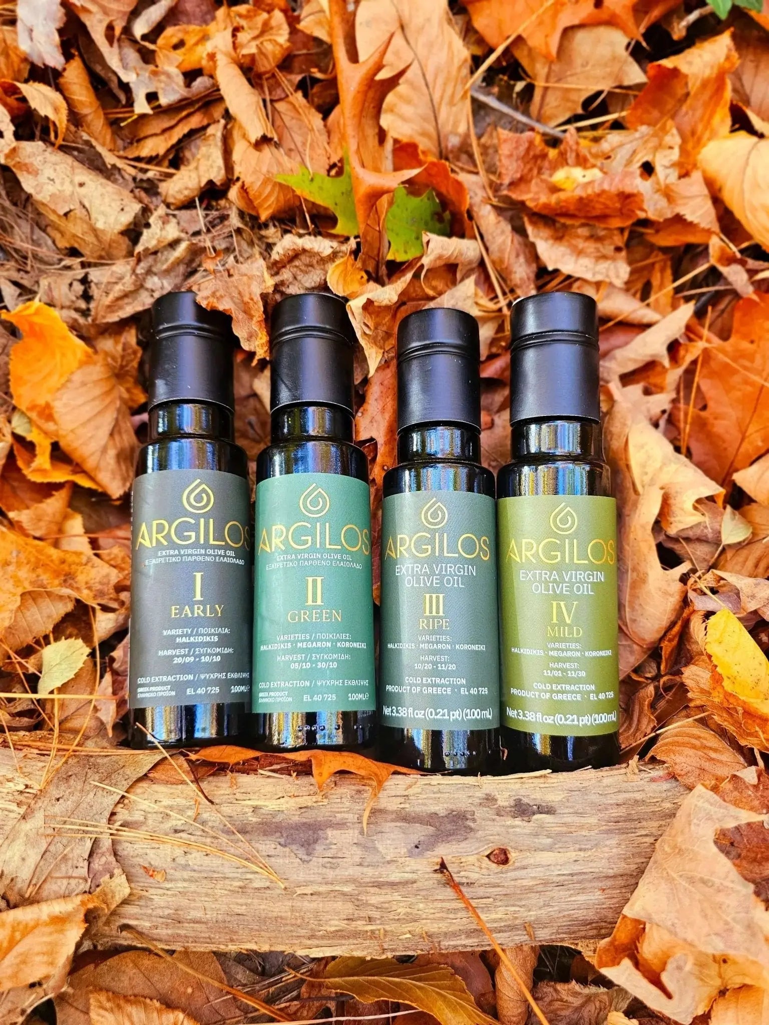 ARGILOS Greek Extra Virgin Olive Oil Tasting Bundle