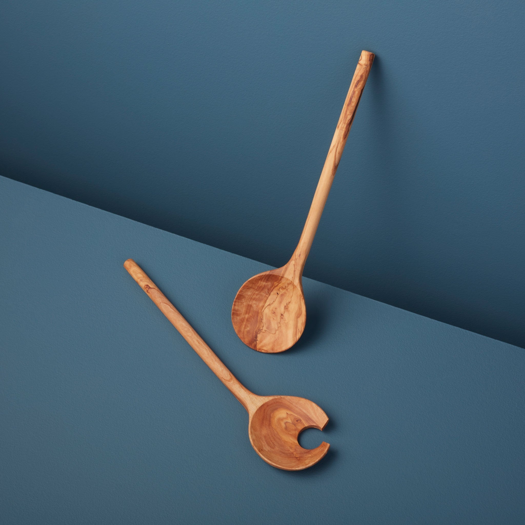 Olive Wood Crescent Serving Set - Che Cose Belle