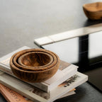Olive Wood Nesting Bowls - set of 3 - Che Cose Belle