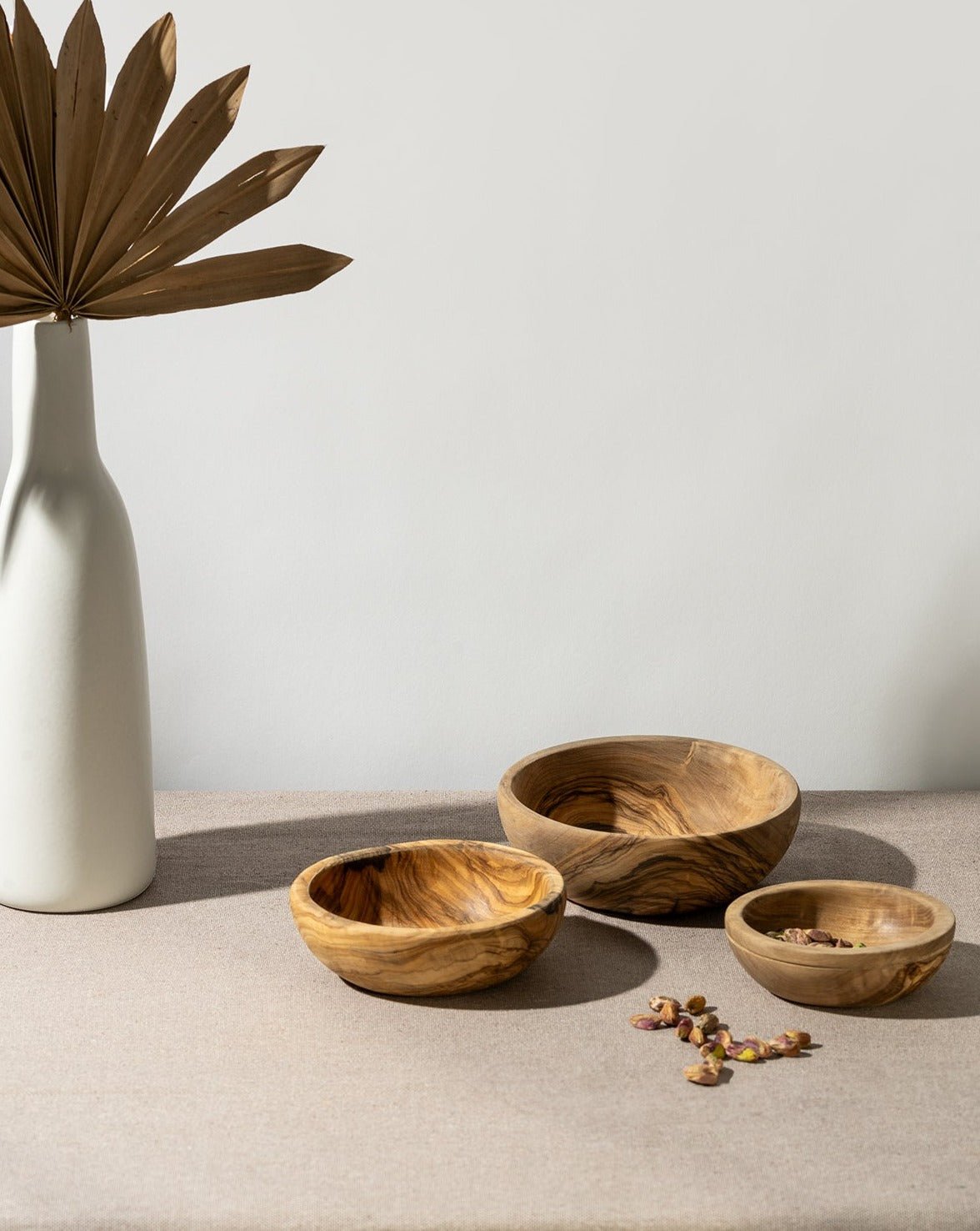 Olive Wood Nesting Bowls - set of 3 - Che Cose Belle