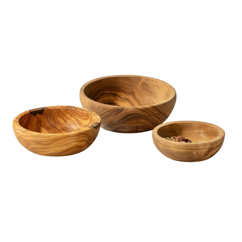 Olive Wood Nesting Bowls - set of 3 - Che Cose Belle