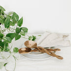Olive Wood Spiral Salad Servers - Che Cose Belle