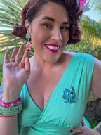 Olivia the Octo Cutie Brooch by Miss Fluff x Lipstick & Chrome - Che Cose Belle