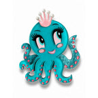 Olivia the Octo Cutie Brooch by Miss Fluff x Lipstick & Chrome - Che Cose Belle