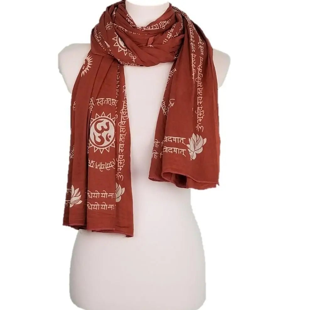 OMSutra Gayatri Mantra Prayer Shawl - Che Cose Belle