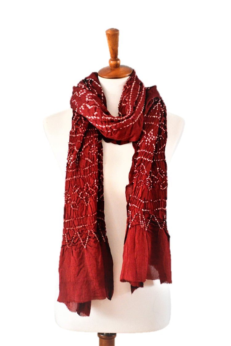 OMSutra Tie - dye designer fashion Silk Scarves - Che Cose Belle