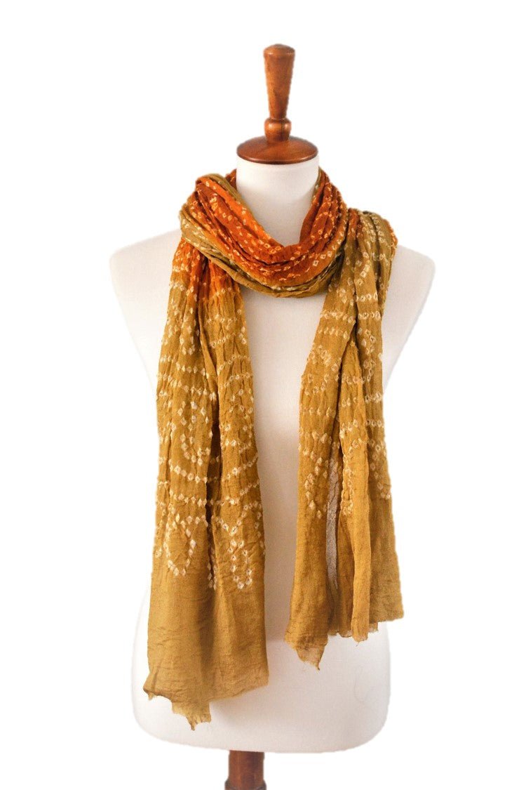 OMSutra Tie - dye designer fashion Silk Scarves - Che Cose Belle