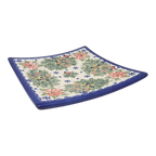 Polish Pottery Toffi Plate - Holiday Harmony Pattern