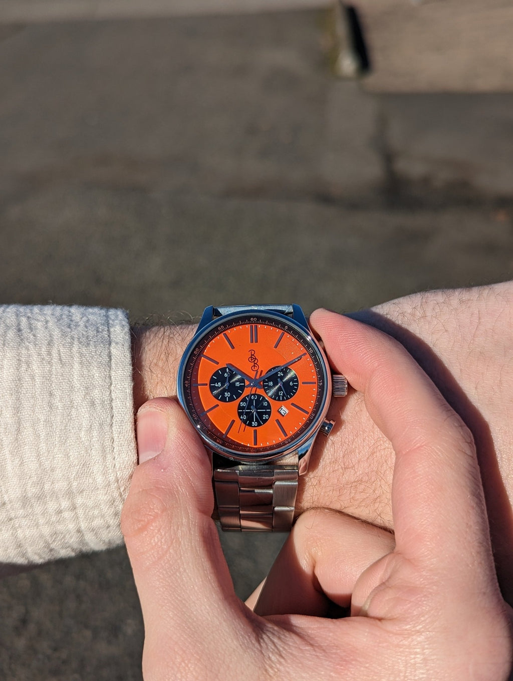 Orange and Black Chronograph - Che Cose Belle