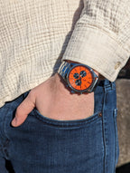 Orange and Black Chronograph - Che Cose Belle