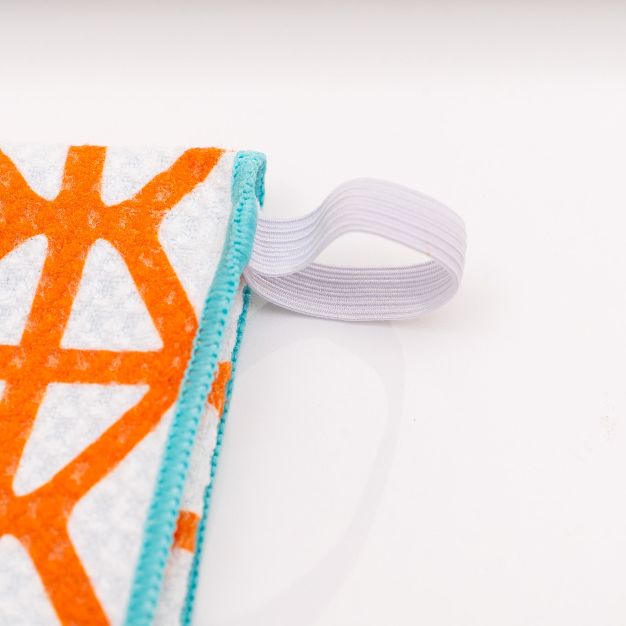 Orange Breeze Block Hand Towel 18" x 24" - Che Cose Belle