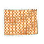 Orange Breeze Block Hand Towel 18" x 24" - Che Cose Belle