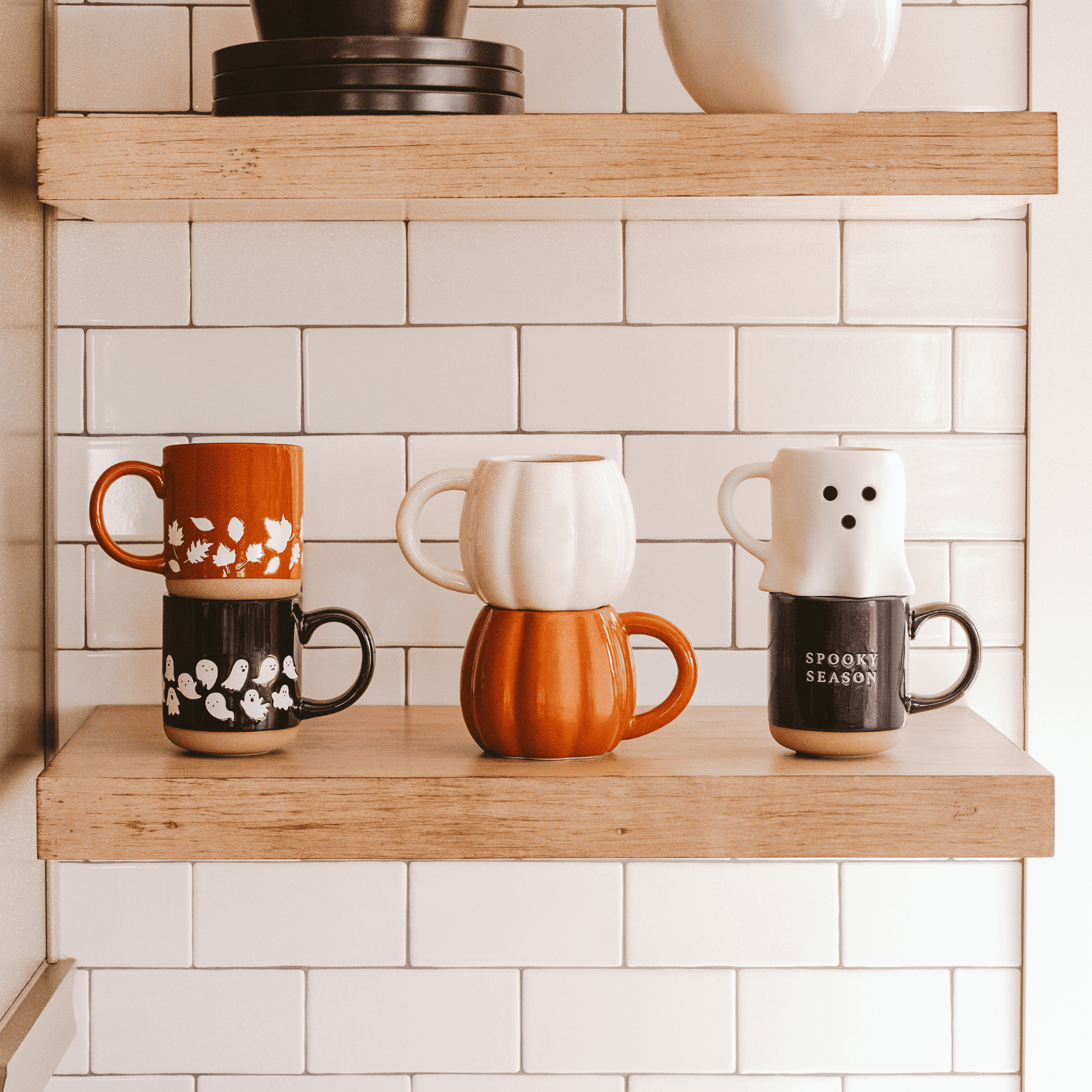 Orange Pumpkin 19 oz Figural Coffee Mug - Che Cose Belle