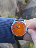 Orange Sunburst Watch - Che Cose Belle