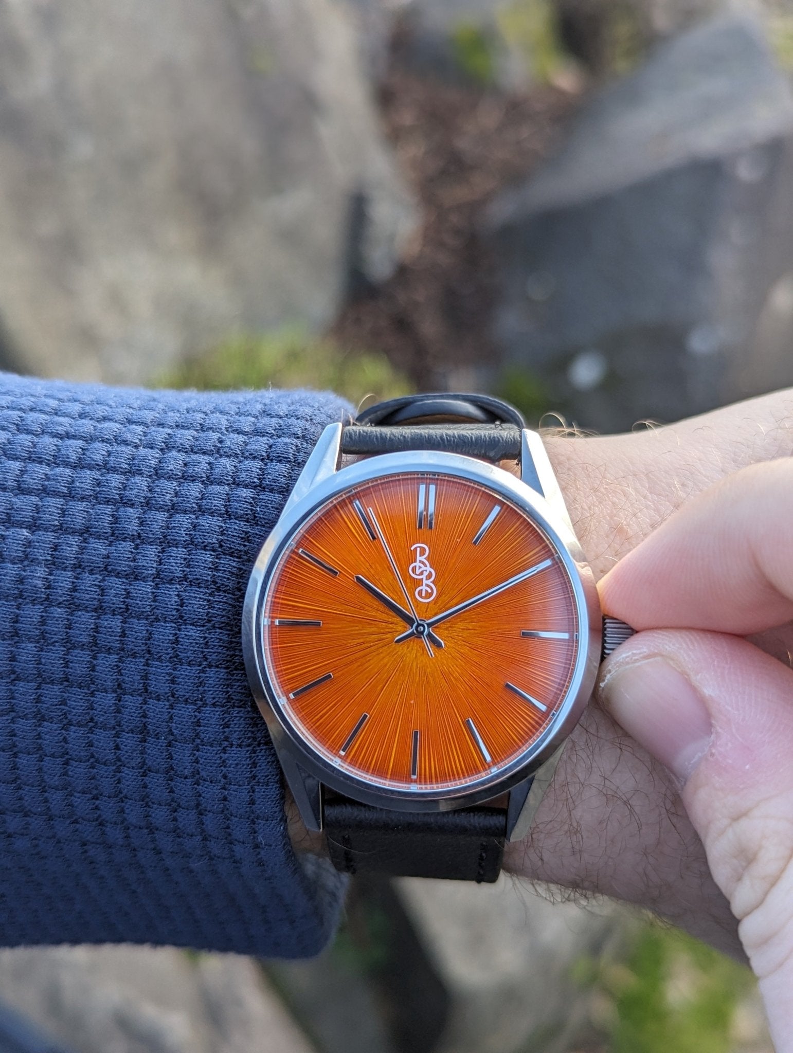 Orange Sunburst Watch - Che Cose Belle